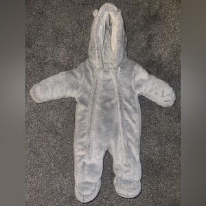 Cozy Gray Kids One Piece